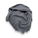 Echarpe unie en modal pur Charbon 1.webp