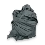 Echarpe unie en modal pur Gris Fonce 1.webp
