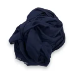 Echarpe unie en modal pur Navy 1.webp