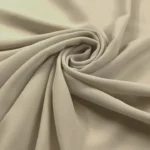 Grand Foulard Uni en Chiffon Beige 1.webp