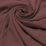 Grand Foulard Uni en Chiffon Marron Clair 1.webp