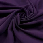 Grand Foulard Uni en Chiffon Violet Fonce 1.webp